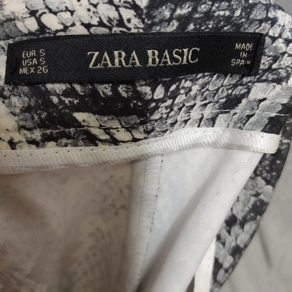 Zara snake print trousers size S - Picture 10 of 13